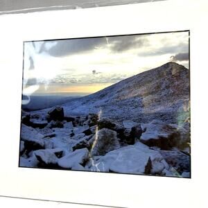 Rocky Mountain Wilderness photo 8 x10 in 11 x 14 matting signed by the photograp